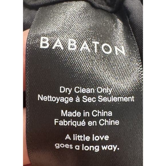 Aritzia Babaton High Rise Black Shorts Women’s Size XS Elastic Waist Drawstring - Picture 5 of 6